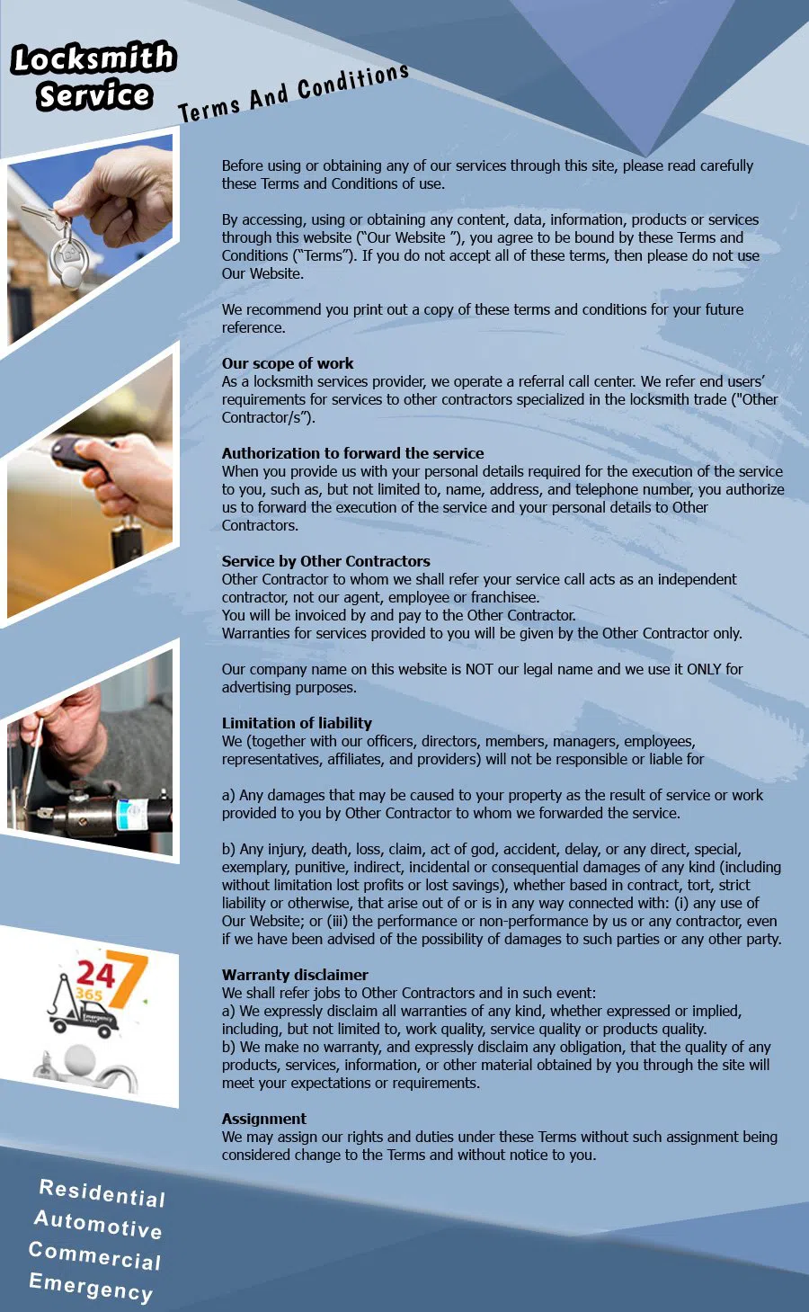 Euless Locksmith Store Euless, TX 972-810-6770 - TermsAndCondition-12